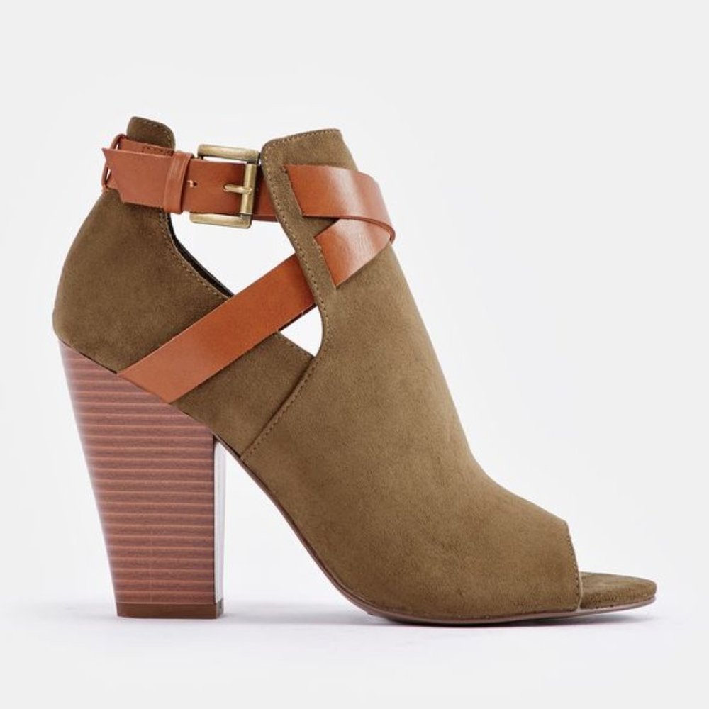 Denene Peep Toe Bootie